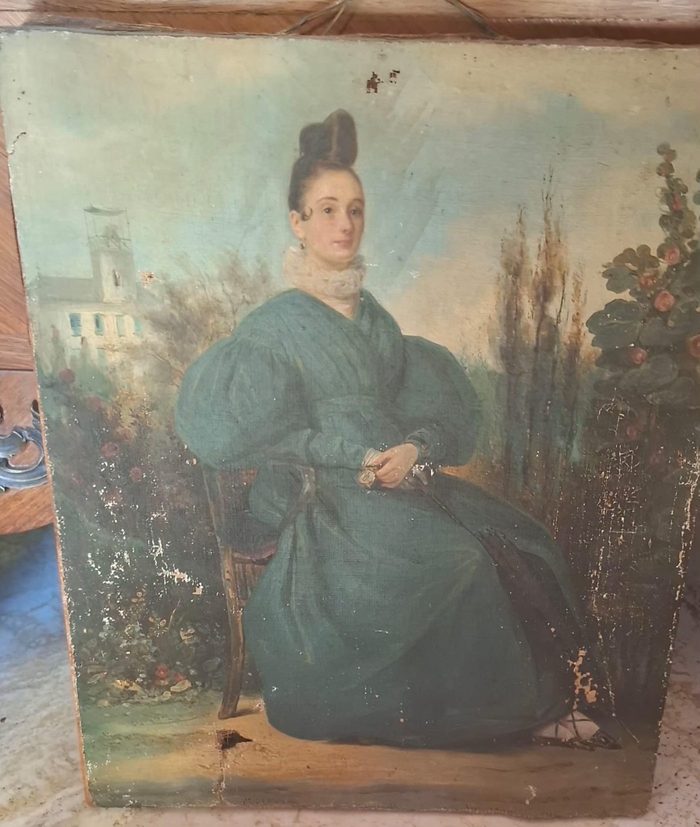 Restauration de tableaux — exemple 1